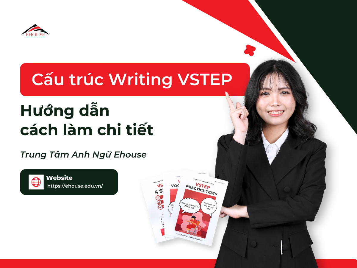 Hướng dẫn chi tiết cấu trúc bài thi Writing VSTEP từ Trung tâm Anh ngữ Ehouse